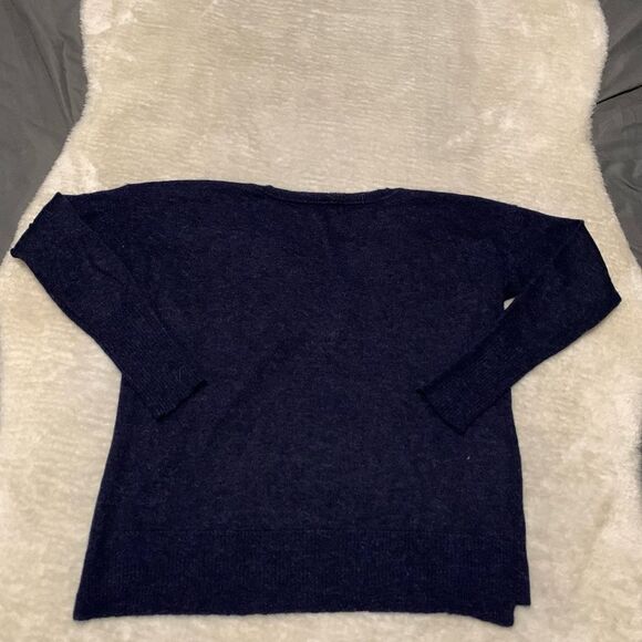 Peruvian Connection‎ Alpaca Blend Blue Womens V Neck Sweater Size XS Long Sleeve - Picture 3 of 7